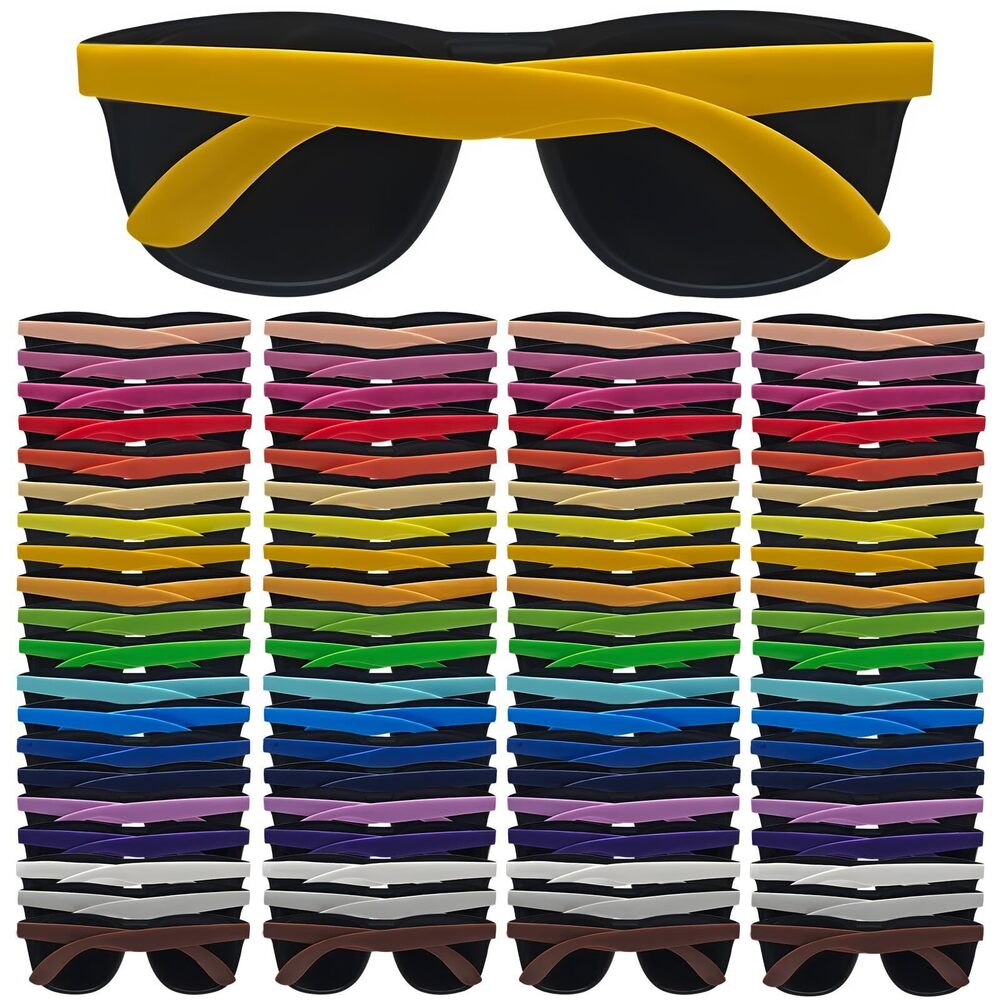 9276 Bulk Neon Party Sunglasses for Adult Cheap Color Sunglasses for Beach